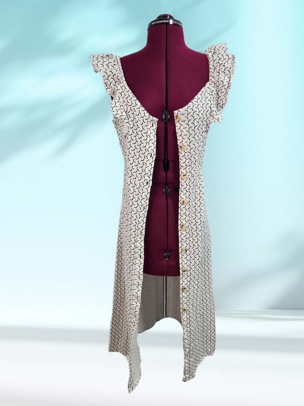 Billabong x Sincerely Jules "Love Tripper" Midi Dress Sweetheart Neckline Ruffle - Picture 9 of 15